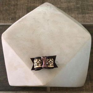 Leopard Dog bone Dog Bow